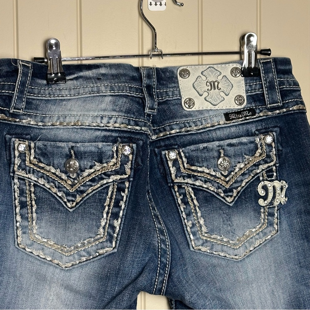 Miss Me Women's Easy Straight Low Rise Denim Jeans Size 27 JE8021ET2R Y2K $128 - Picture 6 of 9